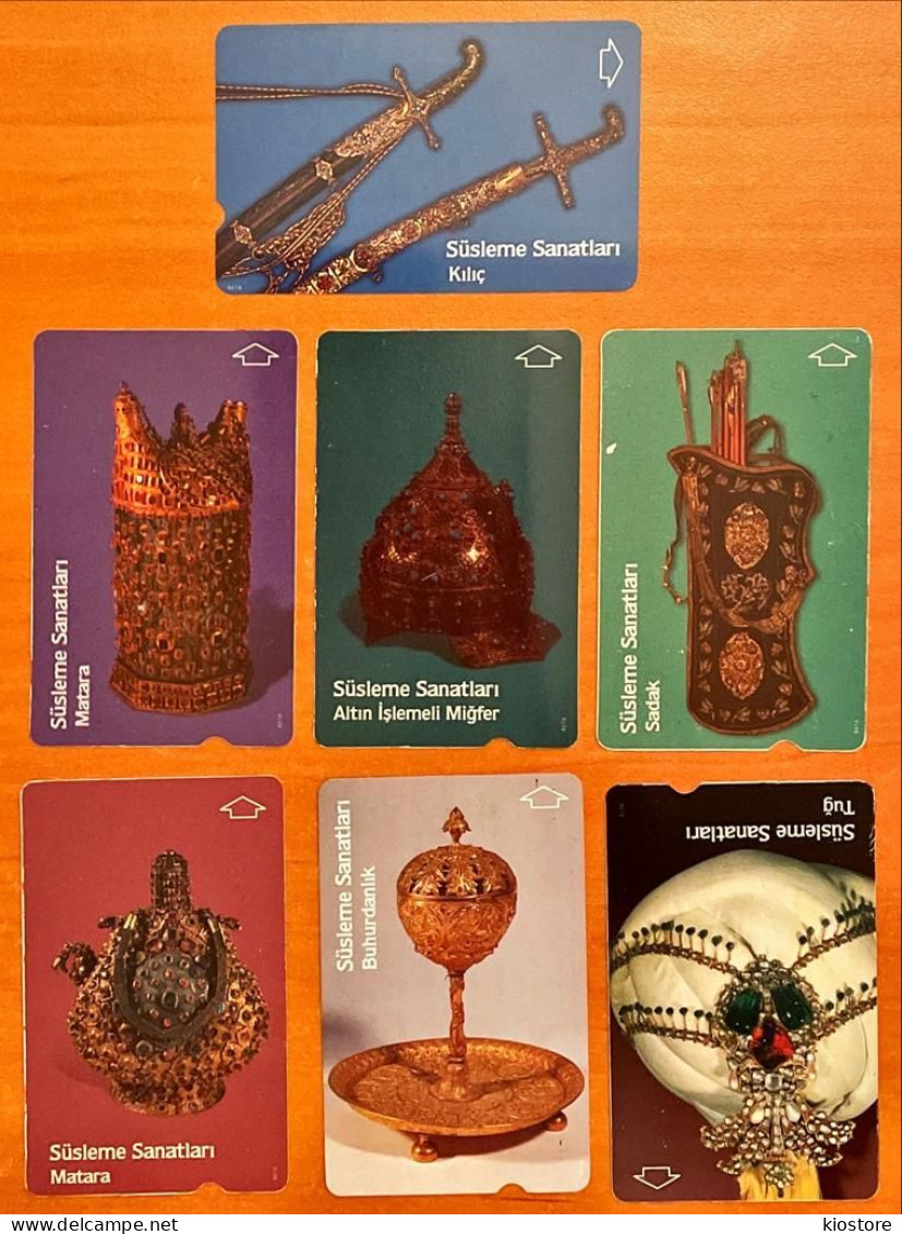 Turkey Turk Telecom Turkish Decorative Arts Series 7 PCS Set - Cultural