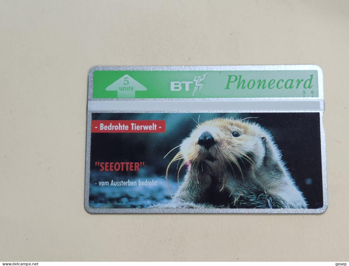 United Kingdom-(BTO-016)-SEEOTTER-(35)(5units)(302E83606)-price Cataloge MINT-4.00£+1card Prepiad Free - BT Emissioni Straniere