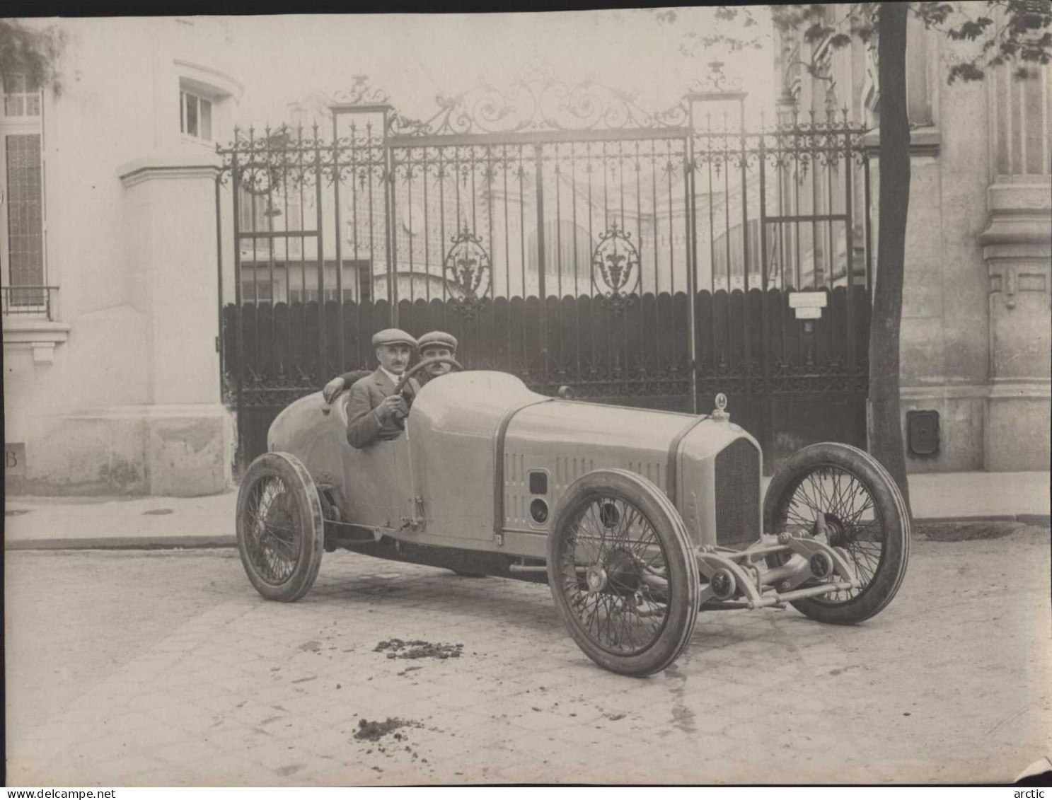 Voiture BALLOT  1919 /1920 Photo N & B Argentique Originale 17 X 23 Cm - Autosport - F1