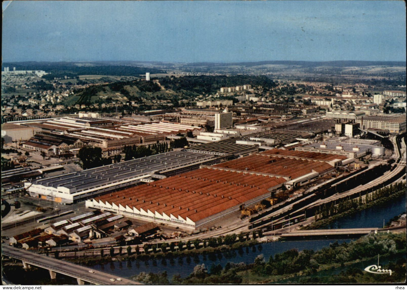 25 - SOCHAUX - Les Usines Peugeot, Vue Aérienne - Sochaux