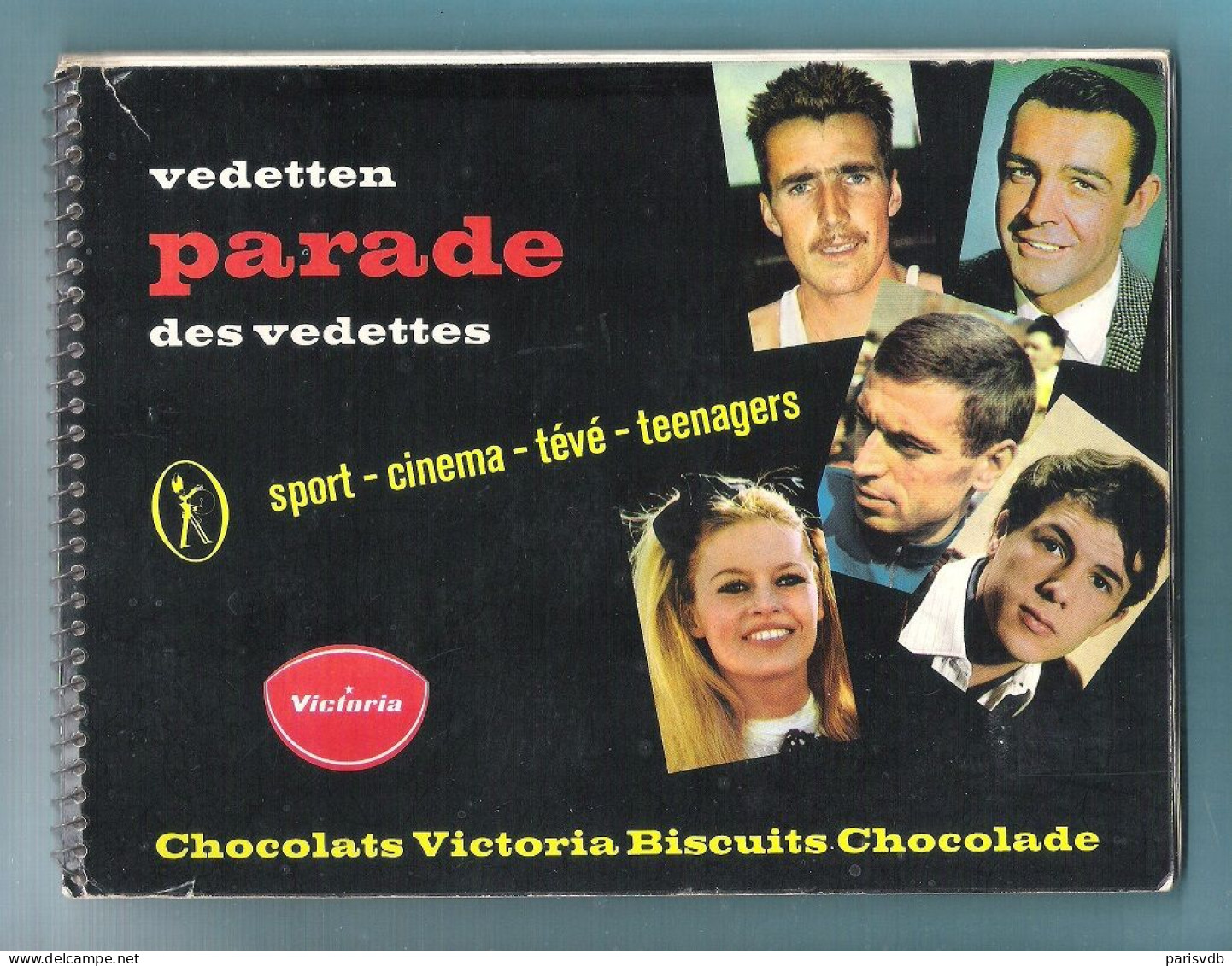 VEDETTEN PARADE -  VICTORIA  CHOCOLADE - PLAKBOEK - COMPLEET - Photos