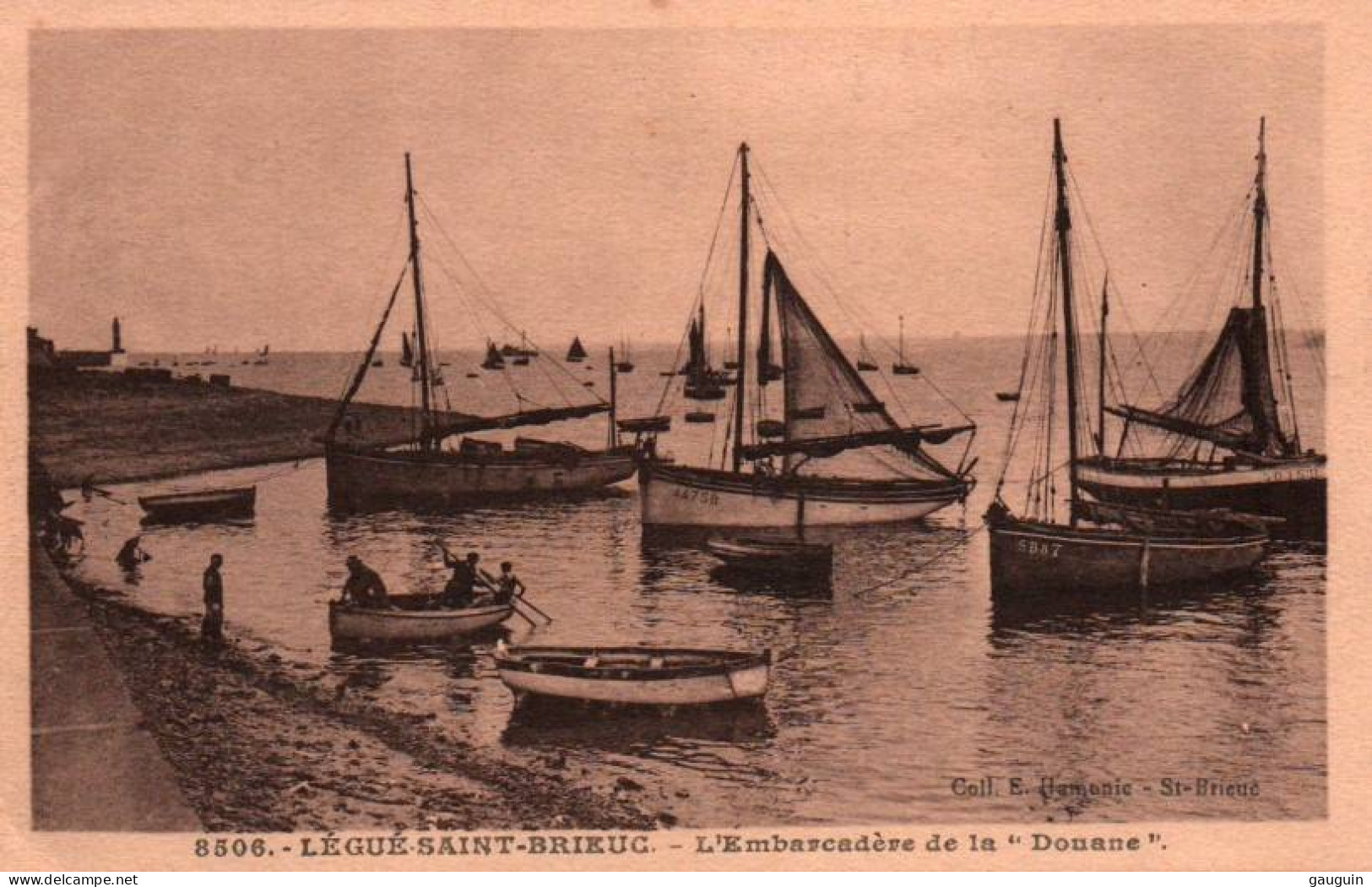 CPA - St BRIEUC - Le LÉGUÉ - L'embarcadère De La "Douane" - Edition E.Hamonic - Plérin / Saint-Laurent-de-la-Mer