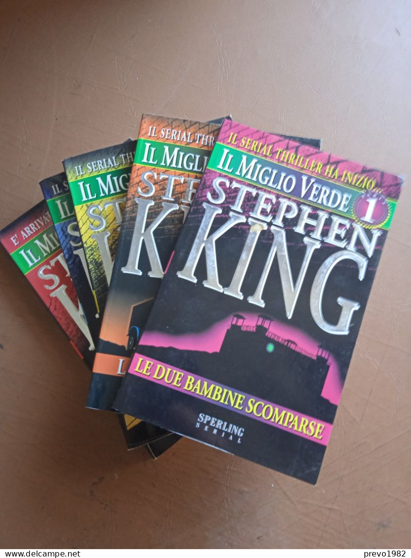 Volumi Sfusi: Il Miglio Verde - S. King - Ed. Sperling Serial  Volumi Disponibili: 1 - Le Due Bambine Scomparse 2 - La T - Policíacos Y Suspenso