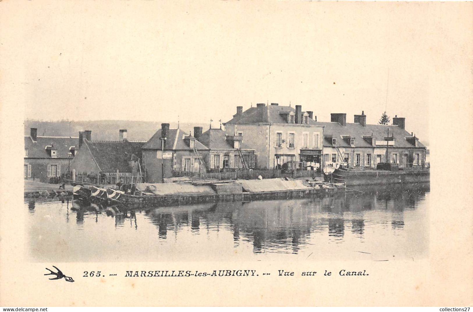 18-MARSEILLES-LES-AUBIGNY- VUE SUR LE CANAL - Other & Unclassified