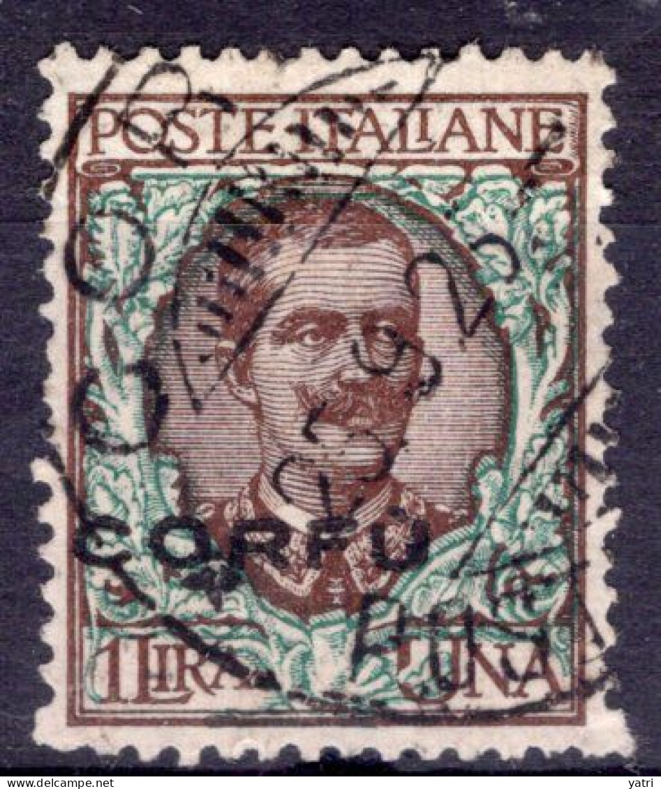 Occupazione Italiana Di Corfù (1923) - 1 Lira Sass. 8 Ø - Corfu
