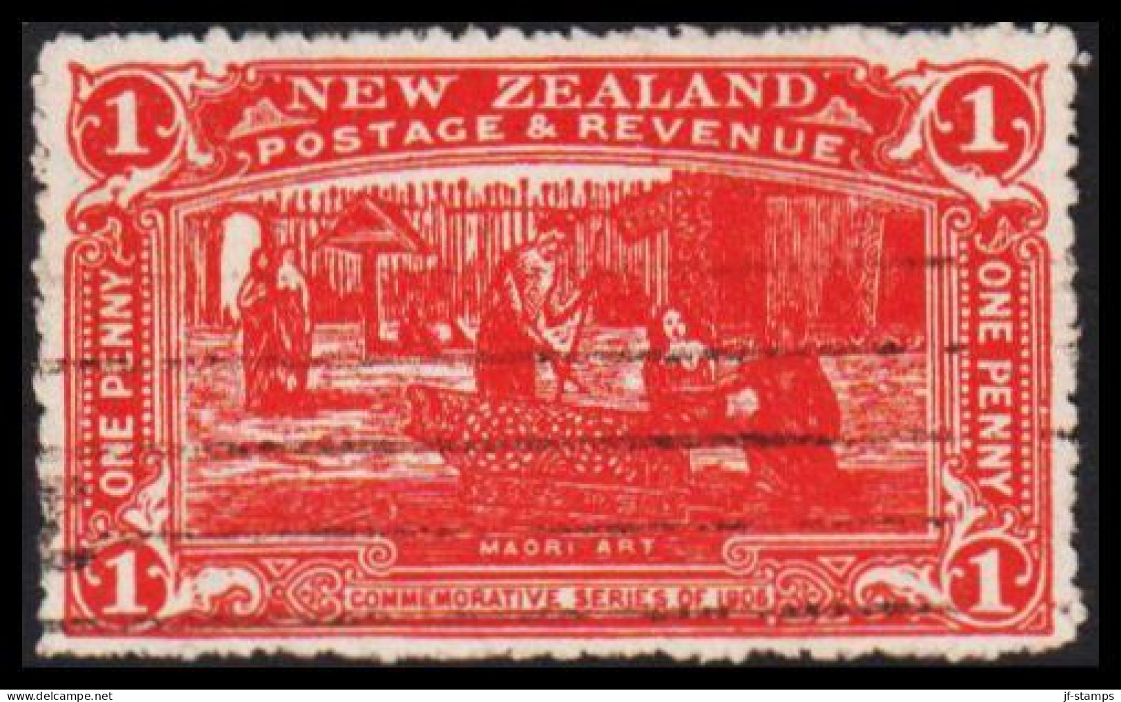1906. New Zealand.  COMMEMORATIVE SERIES OF 1906 1 D  (MICHEL 115) - JF533655 - Gebraucht