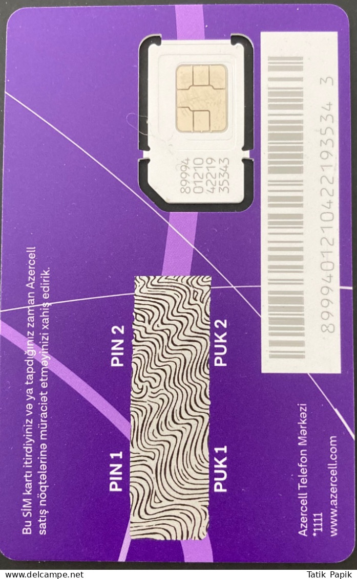 Azerbaïdjan Carte Multi SIM Card Azercell New Telecom 3G 4G 5G - Azerbaiyan