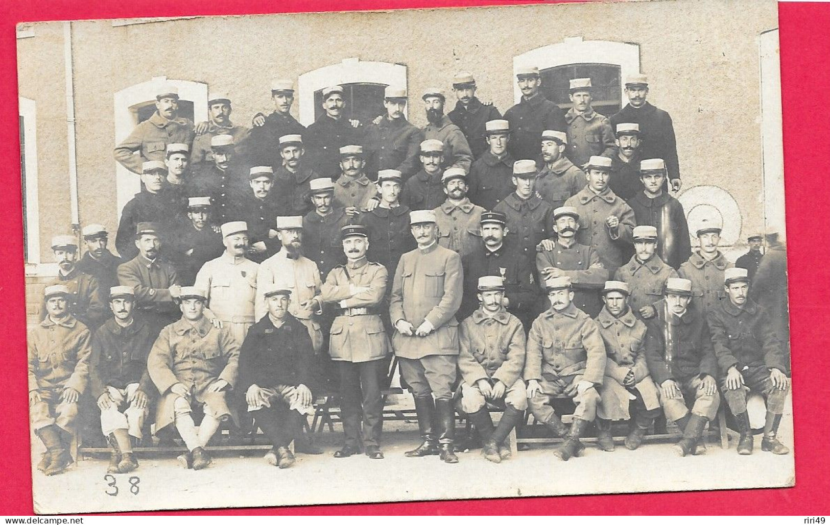 Cpa, CARTE PHOTO, 32e Régiment , Poilus, Dos Vierge Voir Scanne - Regiments