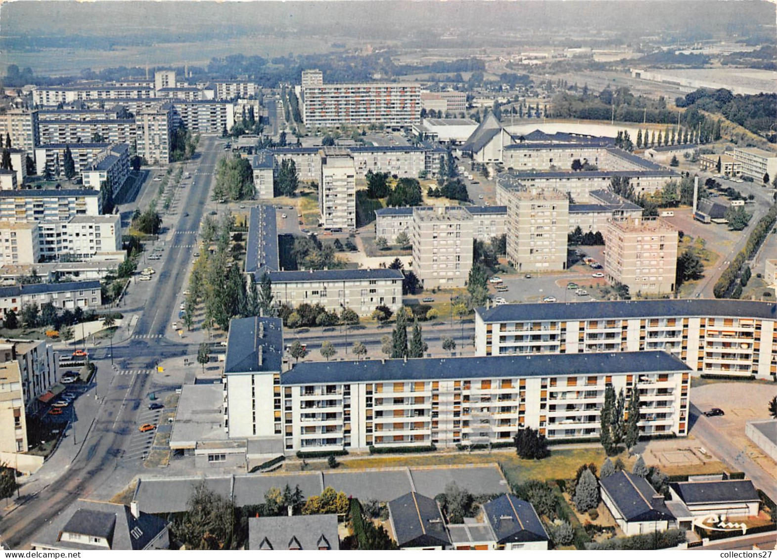 49-ANGERS- VUE AERIENNE QUARTIER ZUP NORD LE BOULEVARD ALLANNEAU - Angers