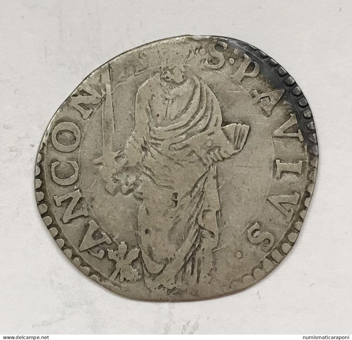 Ancona Paolo IV° 1555-1559 Paolo Munt.42  E.753 - Emilie