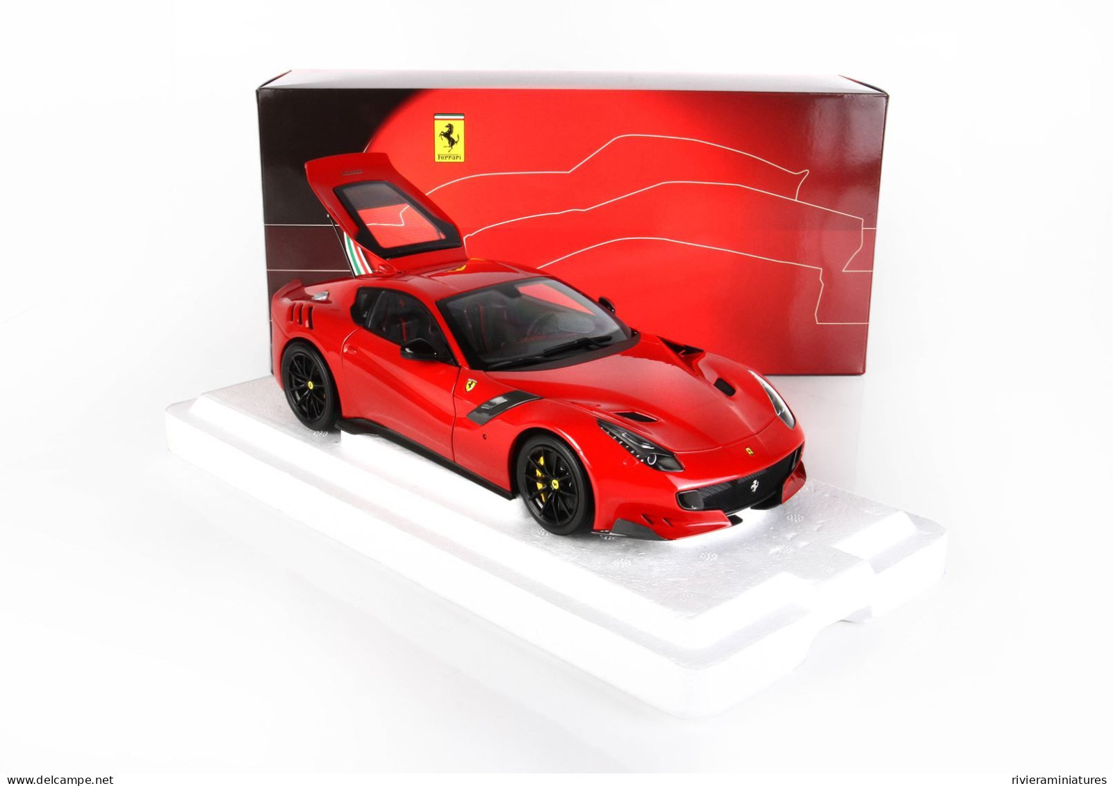 BBR - FERRARI F12 TDF 2016 - Rosso Corsa - DIE CAST - BBR182101-23 - 1/18 - Other & Unclassified