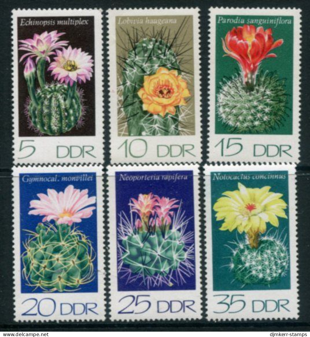 DDR / E. GERMANY 1974 Cacti MNH / **  Michel 1922-27 - Unused Stamps