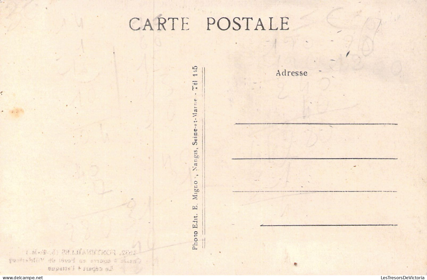 CHASSE - FONTENAILLES - Chasse à Courre En Forêt De Villermoy - Le Départ à L'attaque - Carte Postale Ancienne - Jagd