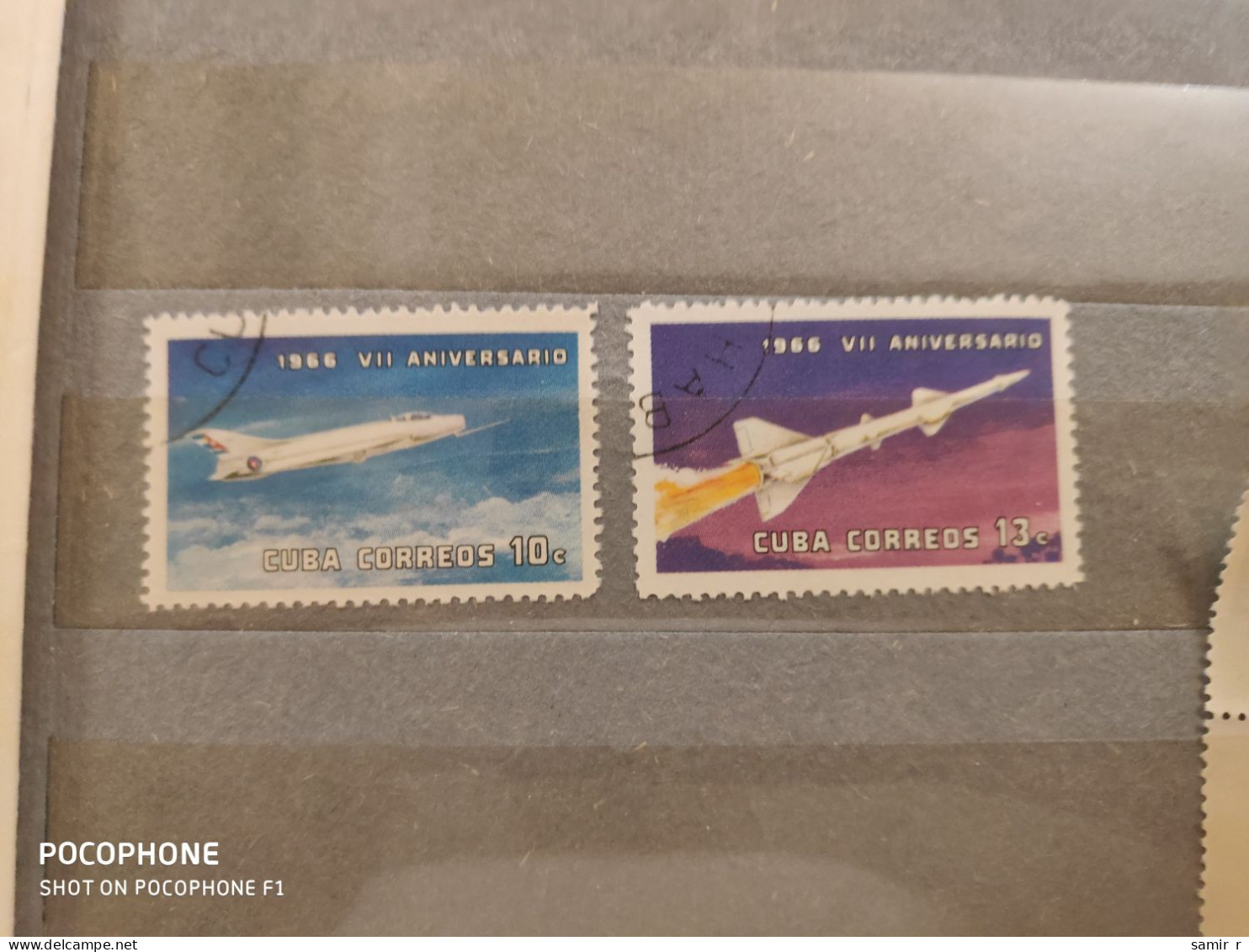 1966 Cuba Aviation (F8) - Used Stamps