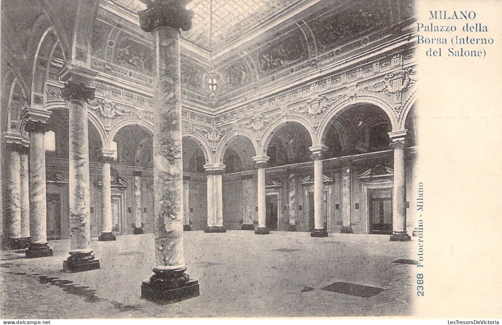 ITALIE - MILANO - Palazzo Della Borsa - Interno Del Salone - Carte Postale Ancienne - Otros & Sin Clasificación