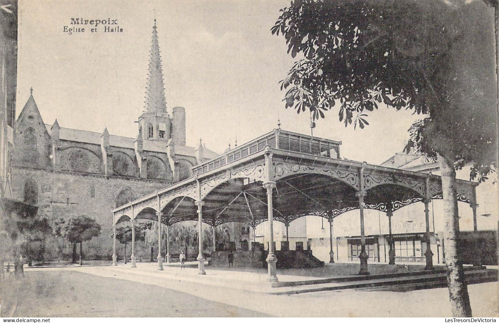 FRANCE - 09 - Mirepoix - Eglise Et Halle - Carte Postale Ancienne - Mirepoix