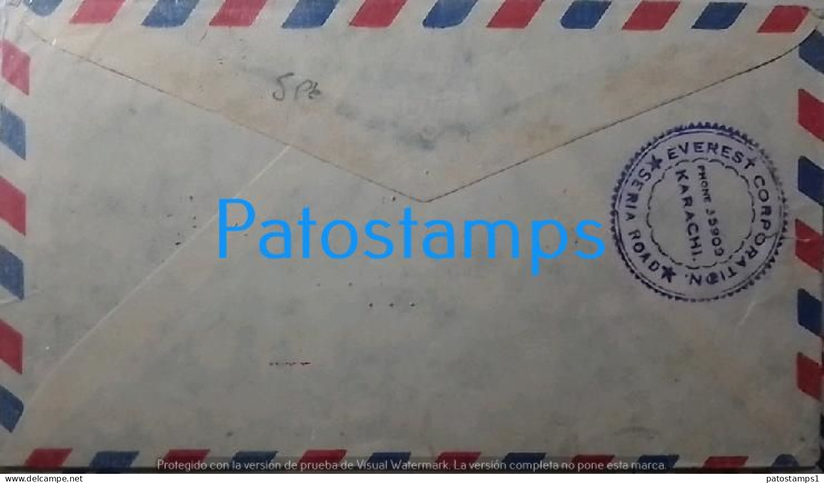 207134 PAKISTAN KARACHI COVER CANCEL YEAR 1963 CIRCULATED TO US NO POSTAL POSTCARD - Pakistan