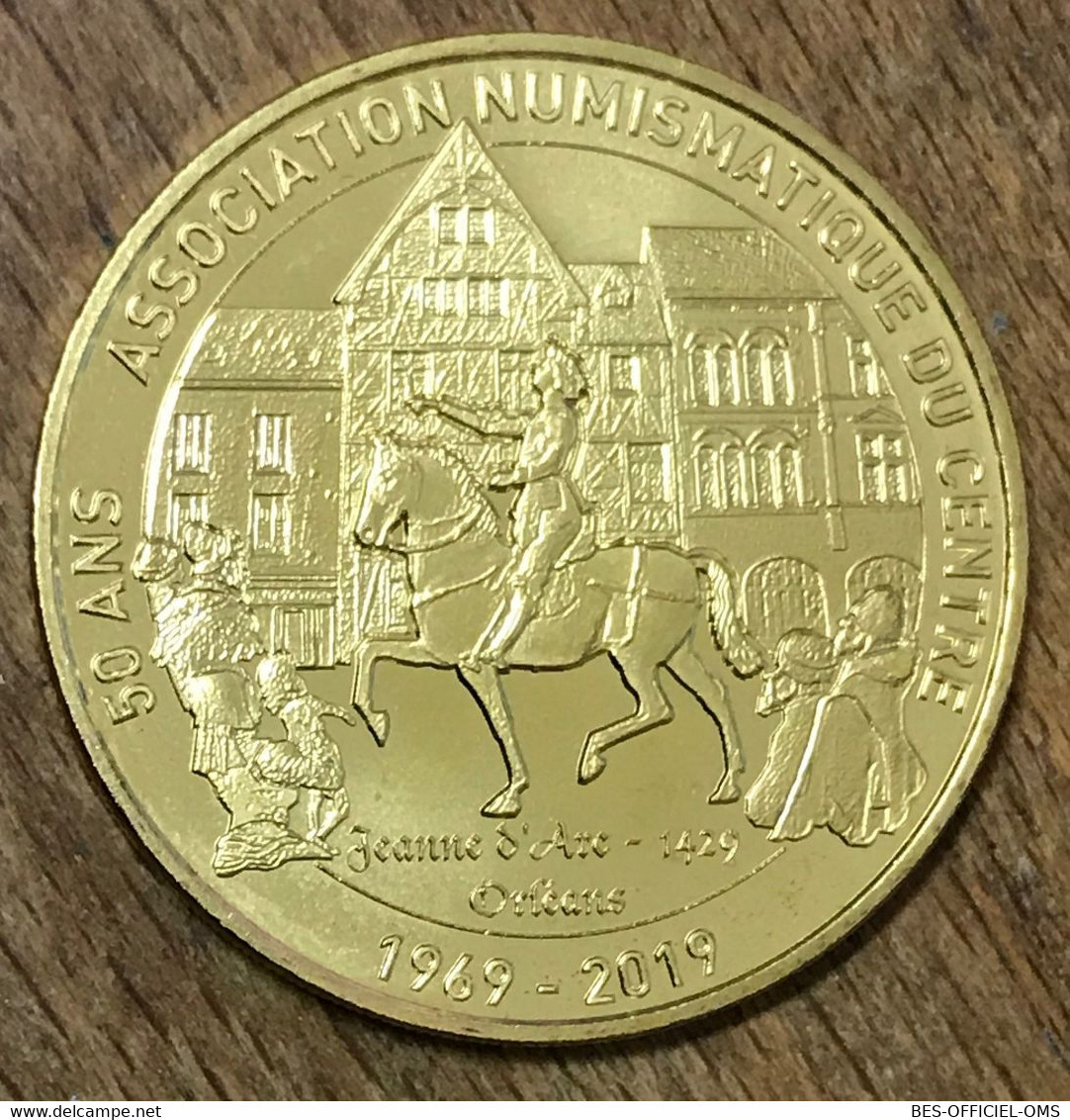 45 ORLÉANS JEANNE D'ARC ASSO NUMISMATIQUE MDP 2019 MÉDAILLE MONNAIE DE PARIS JETON TOURISTIQUE MEDALS COINS TOKENS - 2019