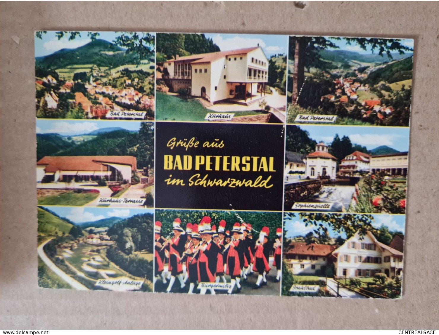 Carte ALLEMAGNE BAD PETERSTAL GRUSS MULTIVUES - Bad Peterstal-Griesbach