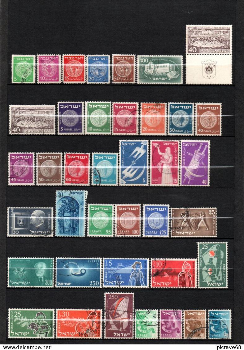 ISRAEL / LOTS DE TIMBRES NEUFS** ET OBLITERES - Collections, Lots & Séries