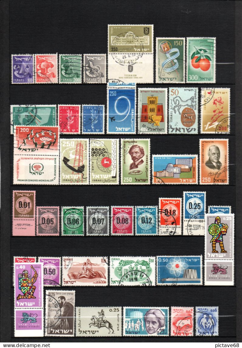 ISRAEL / LOTS DE TIMBRES NEUFS** ET OBLITERES - Verzamelingen & Reeksen