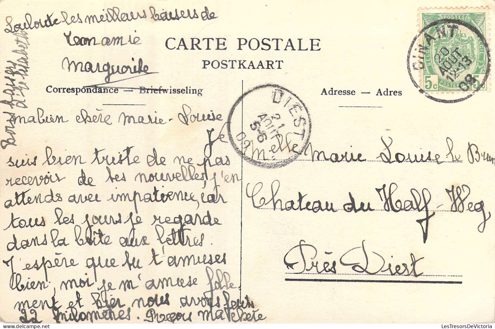 BELGIQUE - Godinne - Les Iles Dans La Meuse - Carte Postale Ancienne - Yvoir