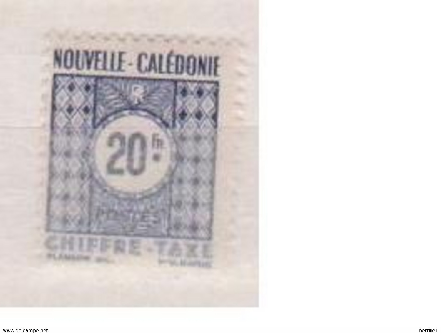 NOUVELLE CALEDONIE          N° YVERT  :  TAXE 48 NEUF SANS CHARNIERES   ( NSCH   02/19  ) - Portomarken