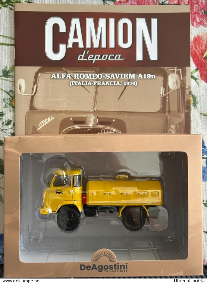 Camion D’epoca N. 17 - Alfa Romeo - Saviem A19n (Italia-Francia, 1974) Di Alfa Romeo,  2023,  Deagostini - Colecciones