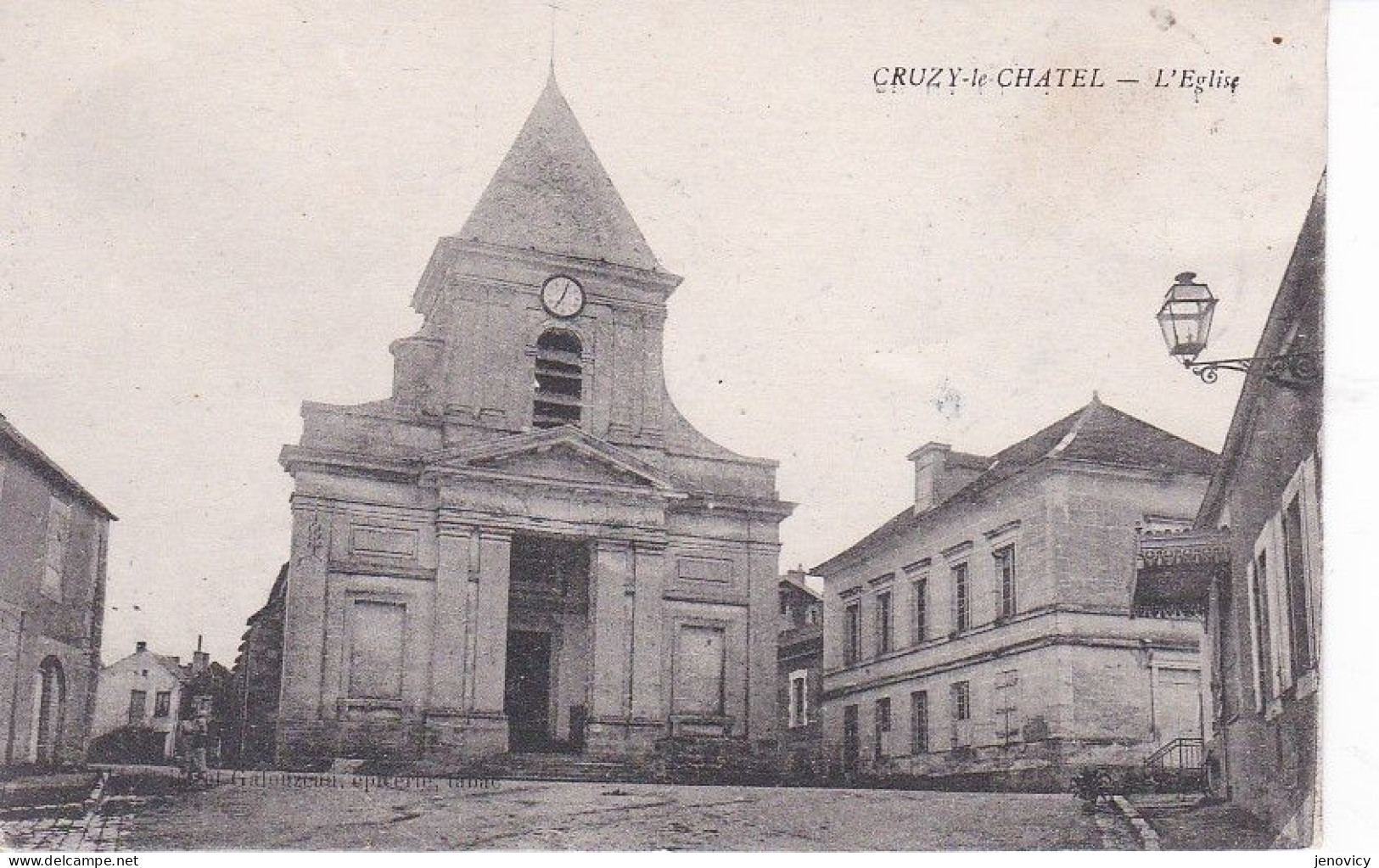 CRUZY LE CHATEL EGLISE REF 79500 - Cruzy Le Chatel