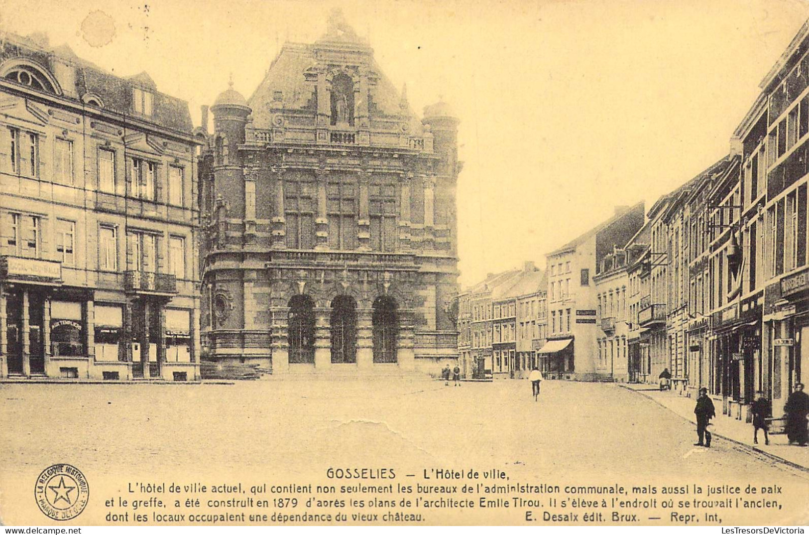 BELGIQUE - Gosselies - Hôtel De Ville - Carte Postale Ancienne - Charleroi