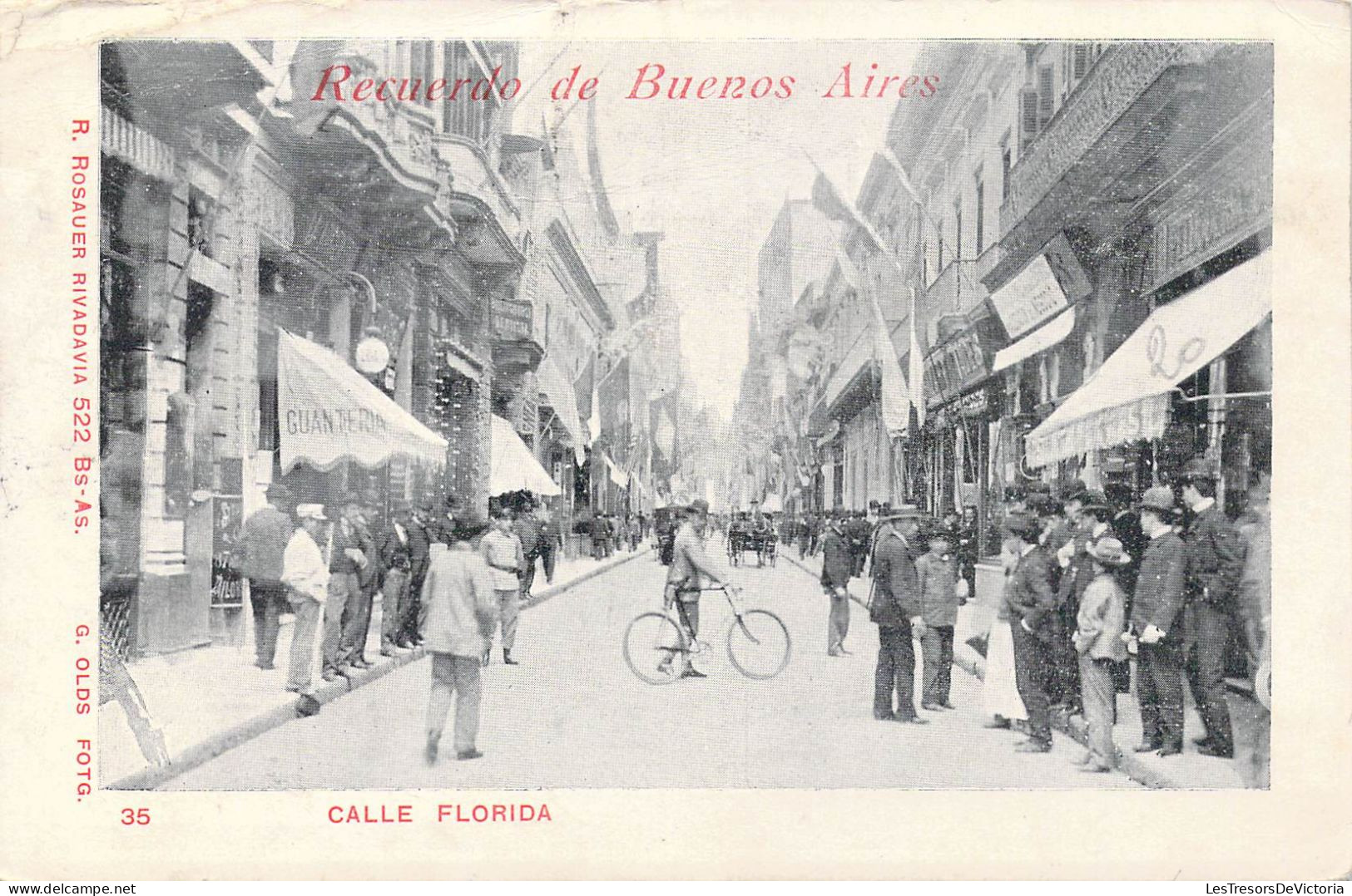 ARGENTINE - Recuerdo De Buenos Aires - Calle Florida - Carte Postale Ancienne - Argentinien