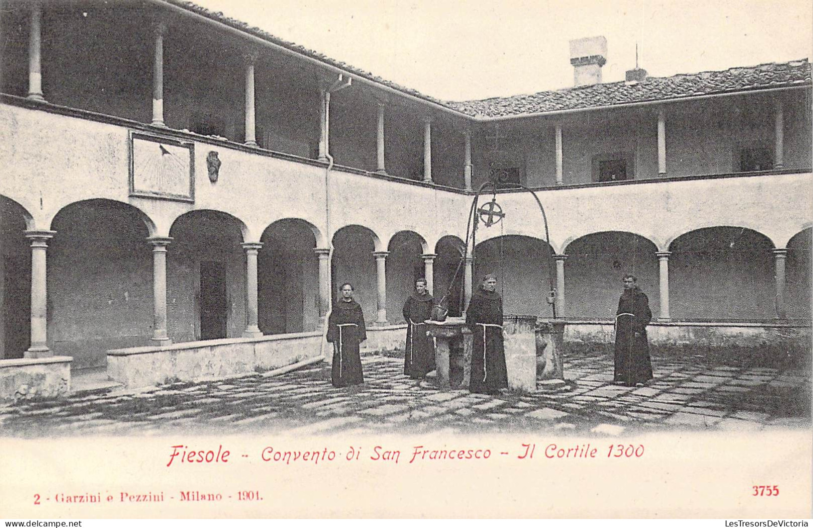 ITALIE - Fiesole - Convento Di San Francesco - Il Cortile 1300 - Carte Postale Ancienne - Otros & Sin Clasificación