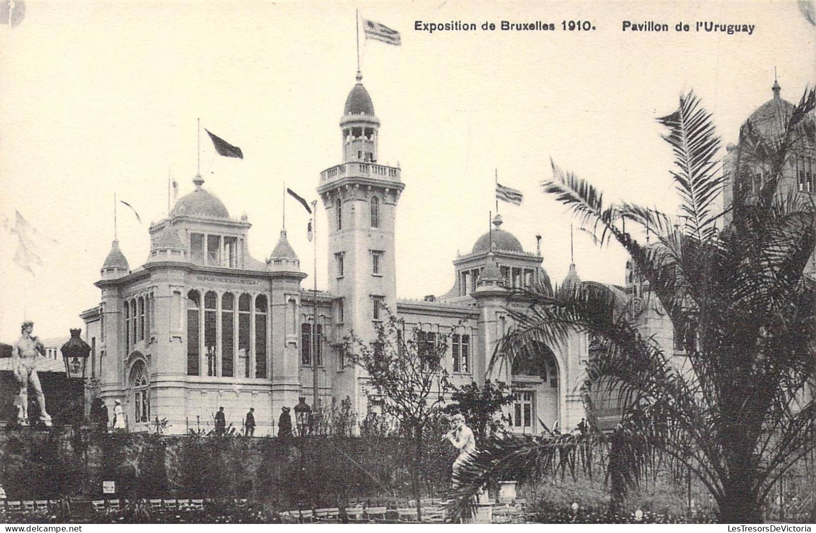 BELGIQUE - BRUXELLES - Exposition Universelle De Bruxelles 1910 - Pavillon De L'Uruguay - Carte Poste Ancienne - Weltausstellungen