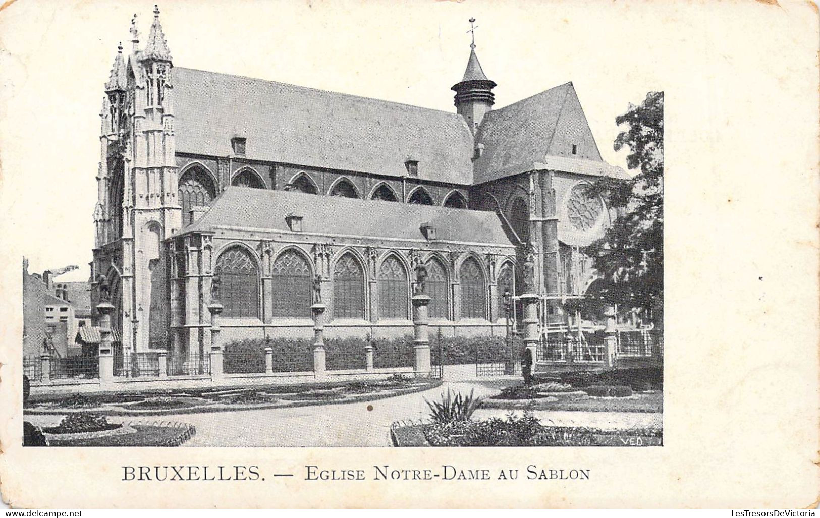 BELGIQUE - BRUXELLES - Eglise Notre Dame Au Sablon - Carte Poste Ancienne - Sonstige & Ohne Zuordnung