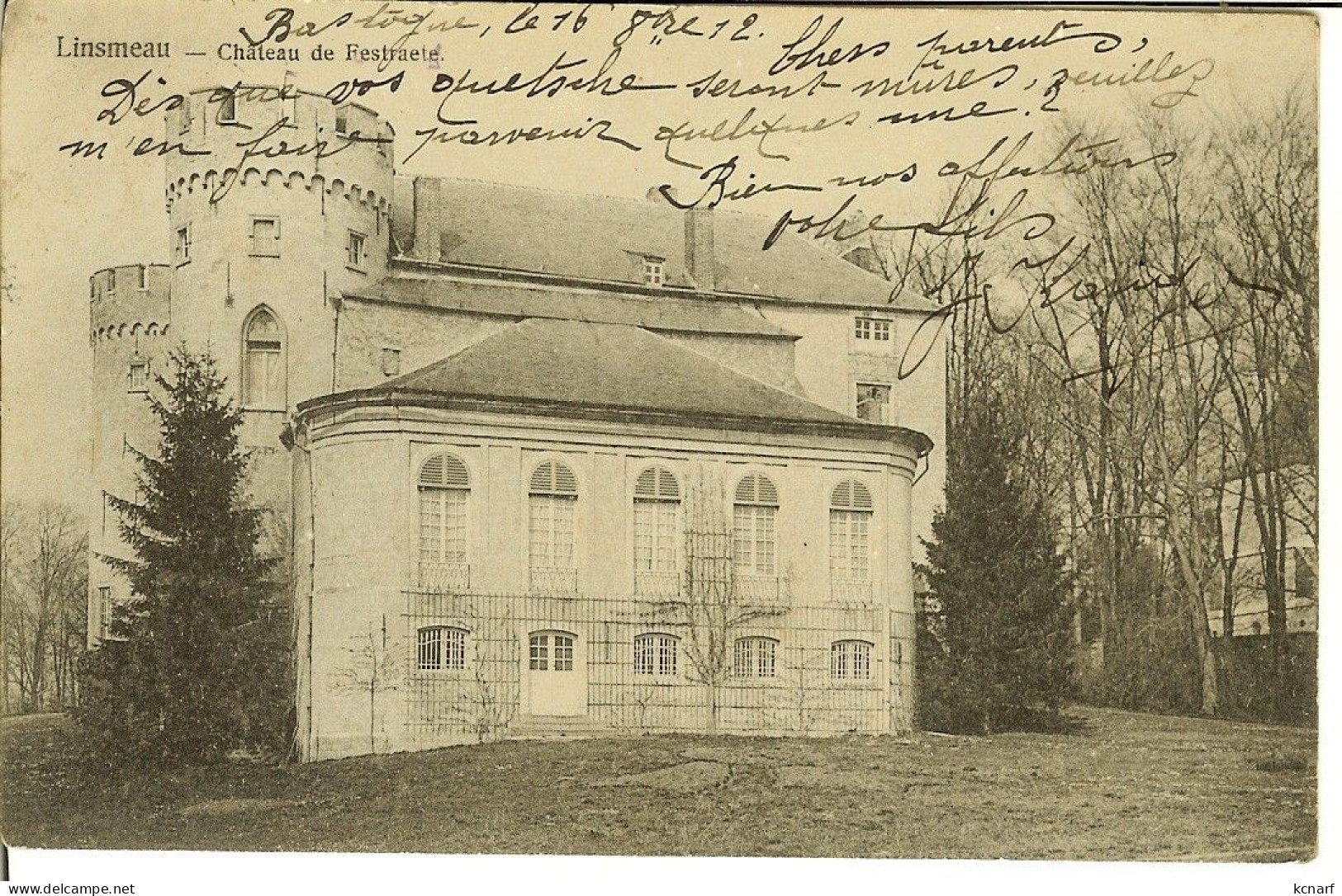 CP De LINSMEAU ( Hélécine ) " Château De Festraete " - Hélécine