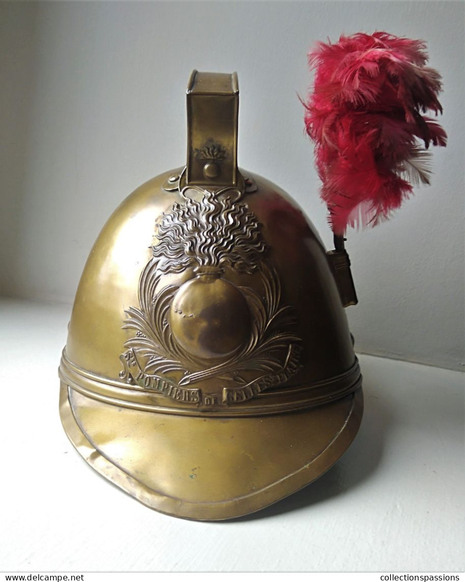 - Casque De Pompier Modèle 1845 De Celles Sur Plaine - 88 Vosges - - Copricapi