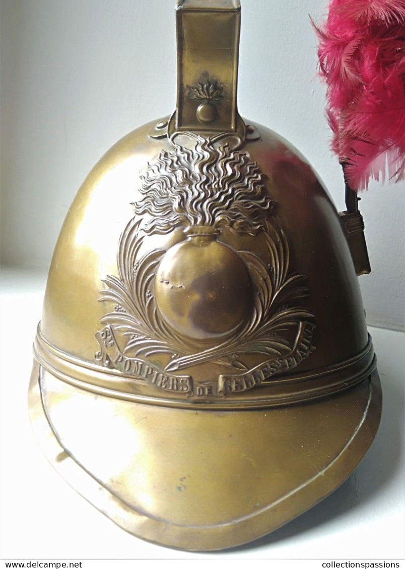 - Casque De Pompier Modèle 1845 De Celles Sur Plaine - 88 Vosges - - Copricapi