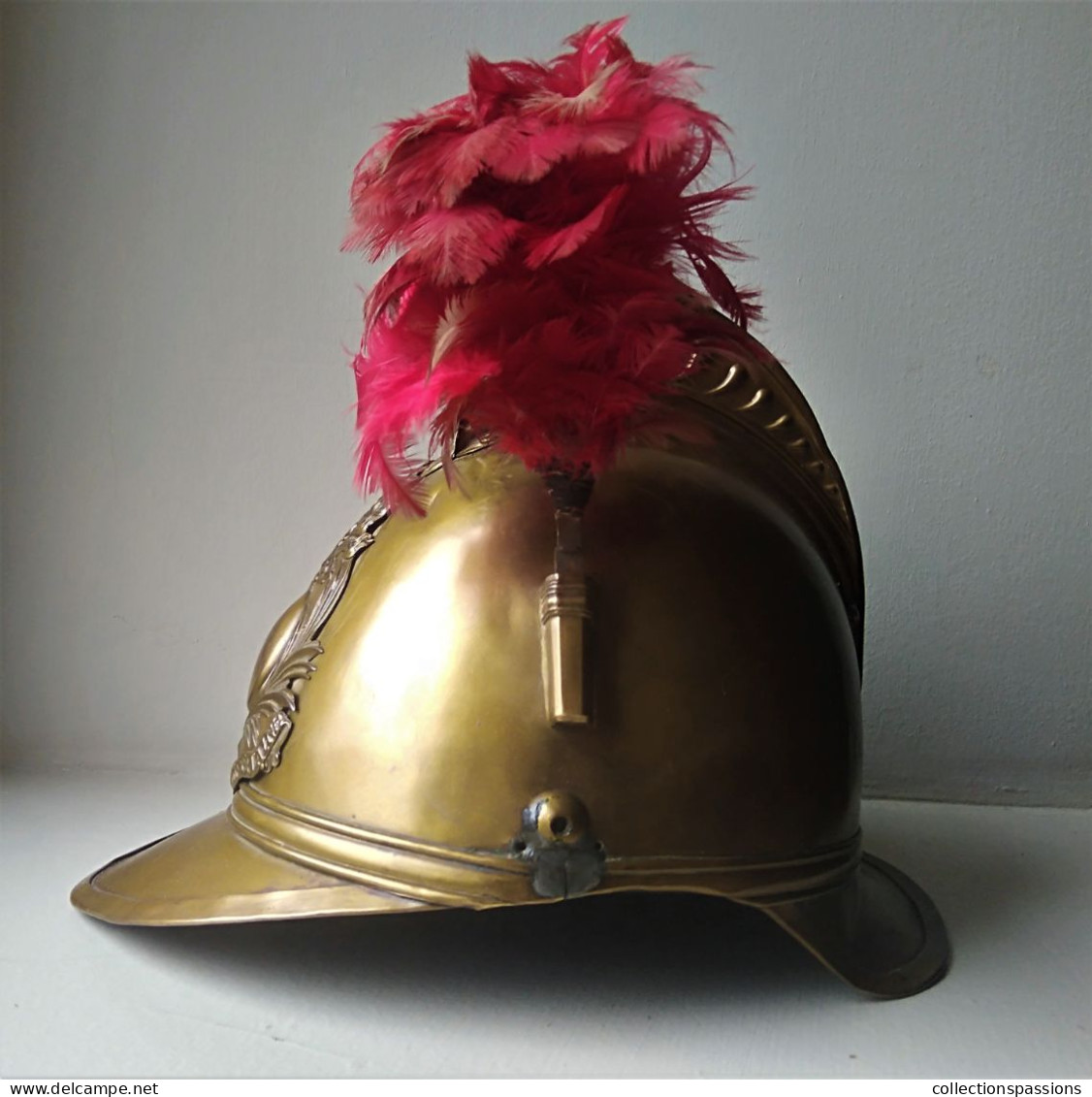 - Casque De Pompier Modèle 1845 De Celles Sur Plaine - 88 Vosges - - Casques & Coiffures