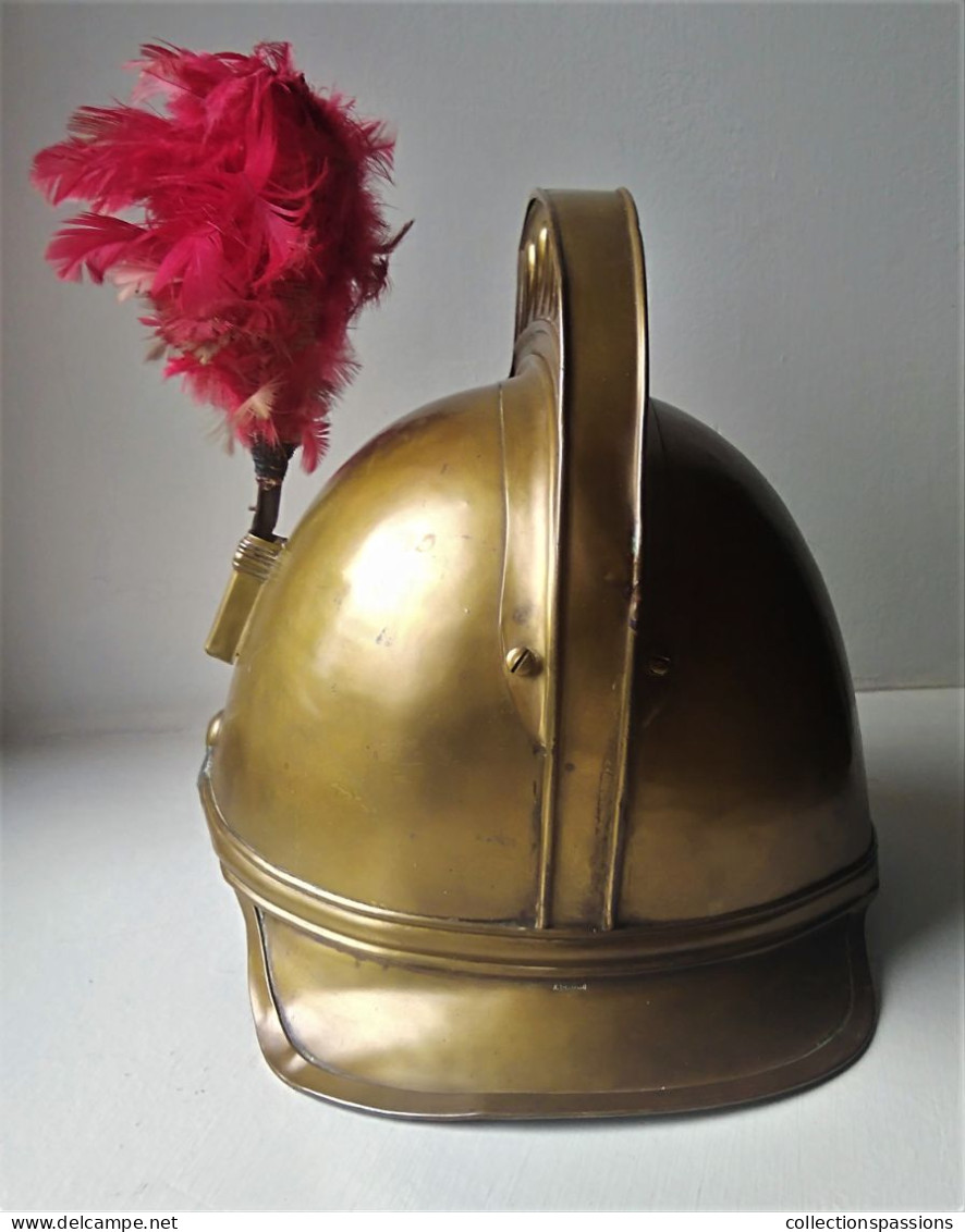 - Casque de pompier modèle 1845 de Celles sur Plaine - 88 Vosges -