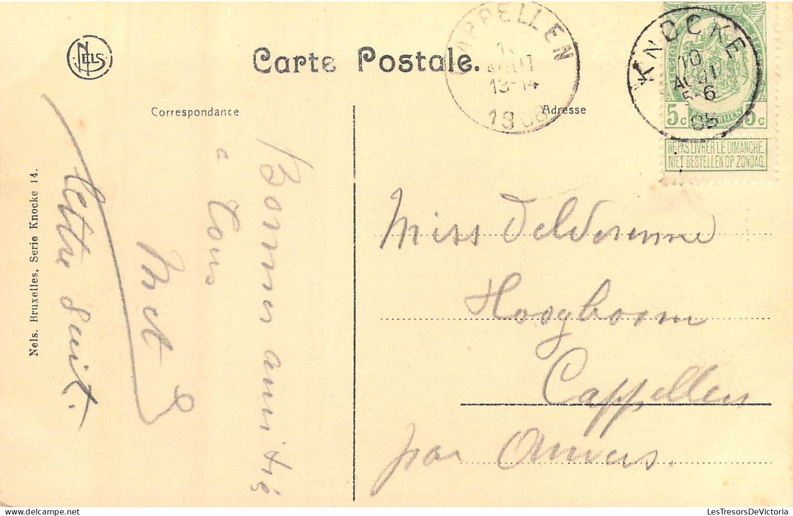 BELGIQUE - Knocke-sur-Mer - Paysage - Carte Postale Ancienne - Knokke