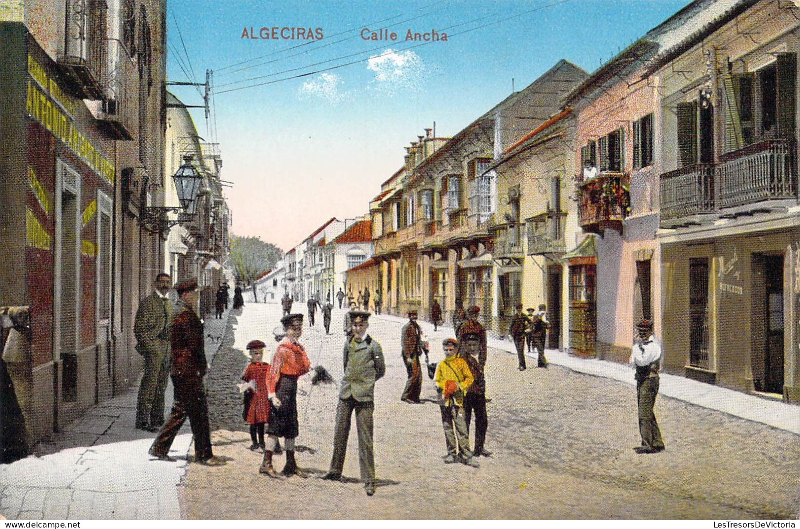 ESPAGNE - Algeciras - Calle Ancha - Carte Postale Ancienne - Cádiz