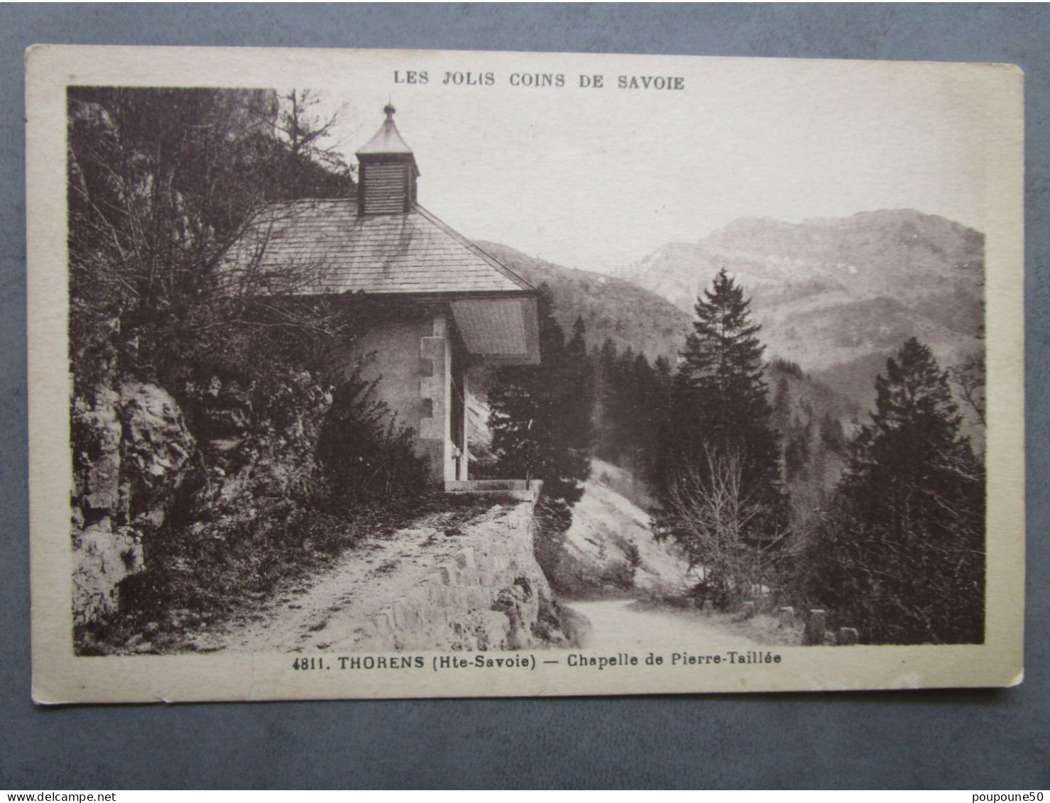 CPA 74 Haute Savoie  THORENS  - Chapelle De PIERRE TAILLEE  écrite Vers  1938 - Thorens-Glières