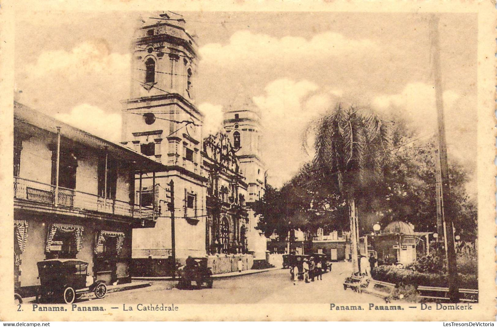 PANAMA - Panama City - La Cathédrale - Carte Postale Ancienne - Panama