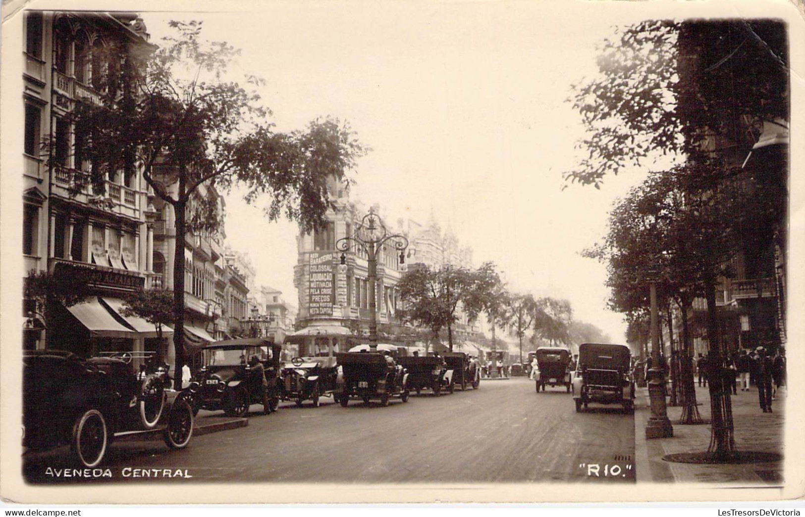 BRESIL - Rio De Janeiro - Aveneda Central - Carte Postale Ancienne - Rio De Janeiro