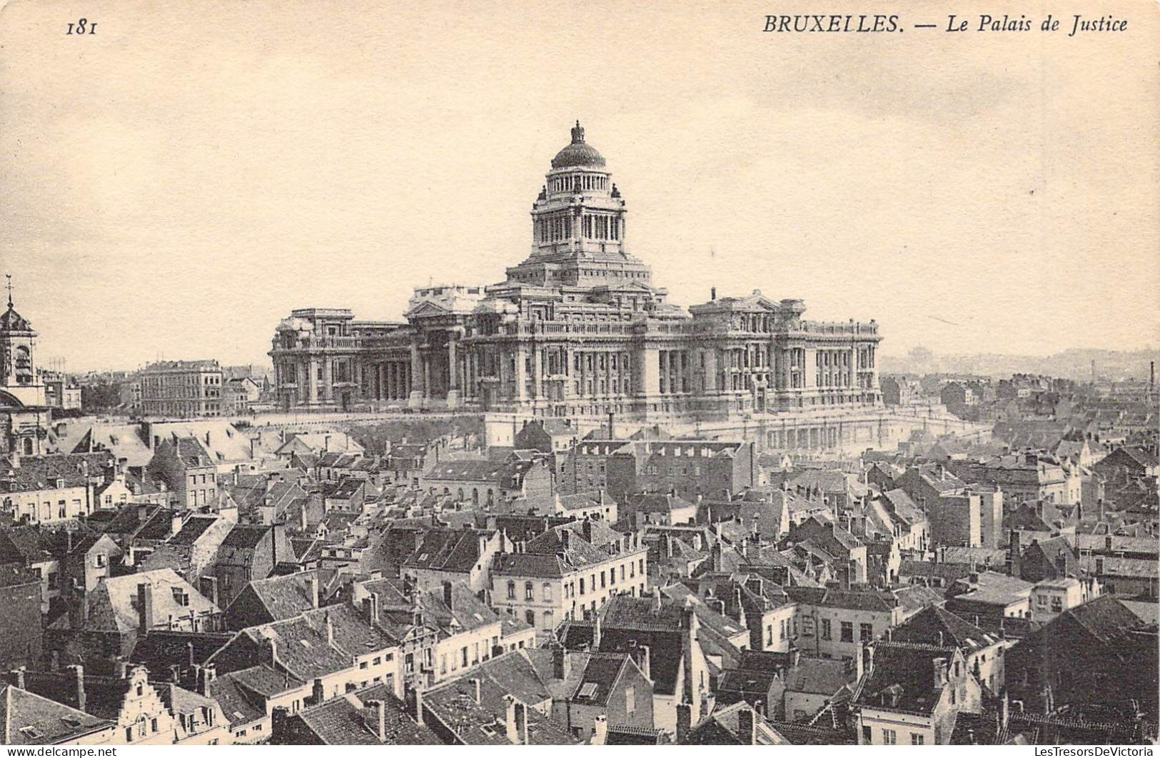 BELGIQUE - BRUXELLES - Le Palais De Justice - Carte Poste Ancienne - Sonstige & Ohne Zuordnung