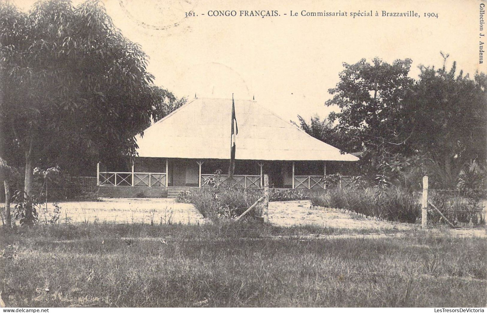 CONGO - Congo Français - Le Commissariat Spécial à Brazzaville 1904 - Carte Postale Ancienne - French Congo