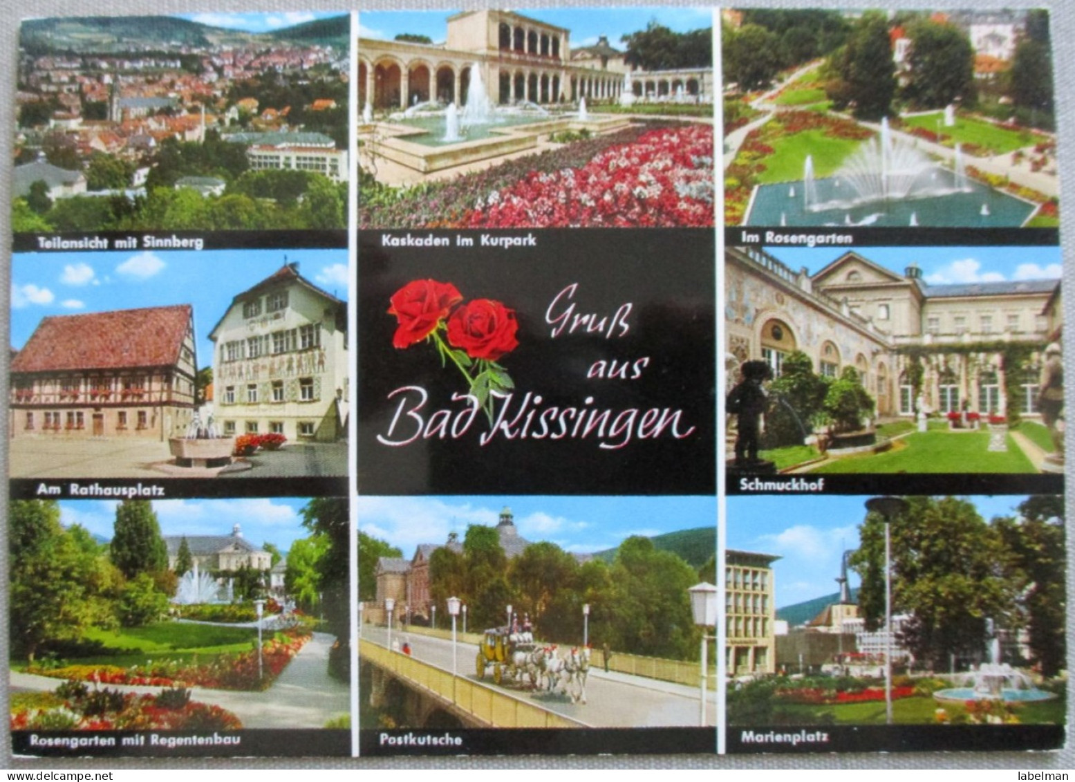 GERMANY DEUTSCHLAND BAD KISSINGEN KUR SPA CP AK CP POSTCARD POSTKARTE ANSICHTSKARTE CARTE POSTALE CARTOLINA PHOTO CARD - Schoeneweide