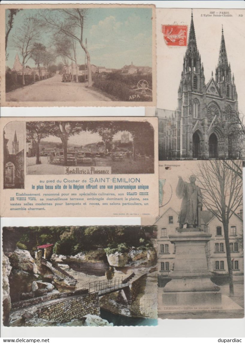 A prix fixe : LOT de plus de 1000 cartes postales de FRANCE, toutes 9 x 14 cm.