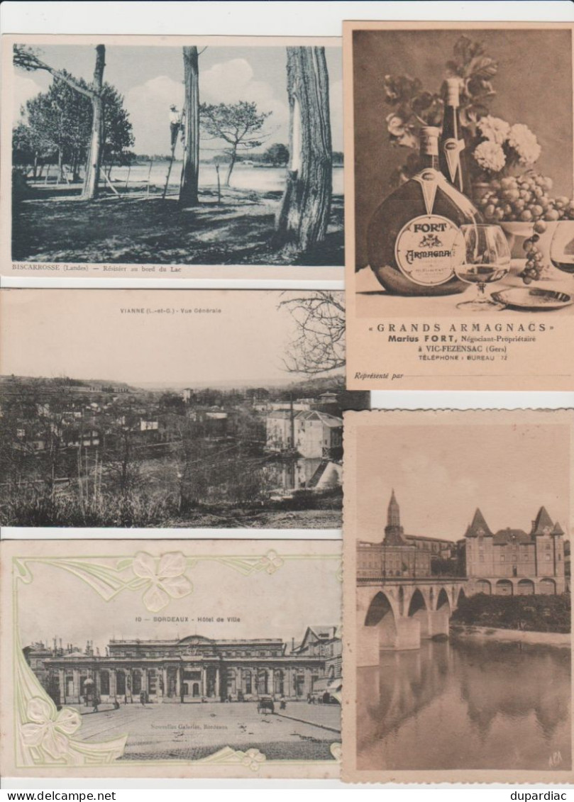A prix fixe : LOT de plus de 1000 cartes postales de FRANCE, toutes 9 x 14 cm.