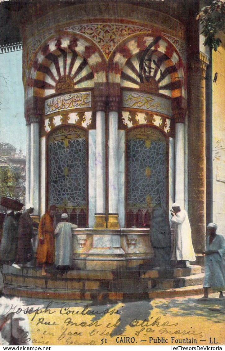 EGYPTE - Cairo - Public Fountain - Carte Postale Ancienne - Le Caire